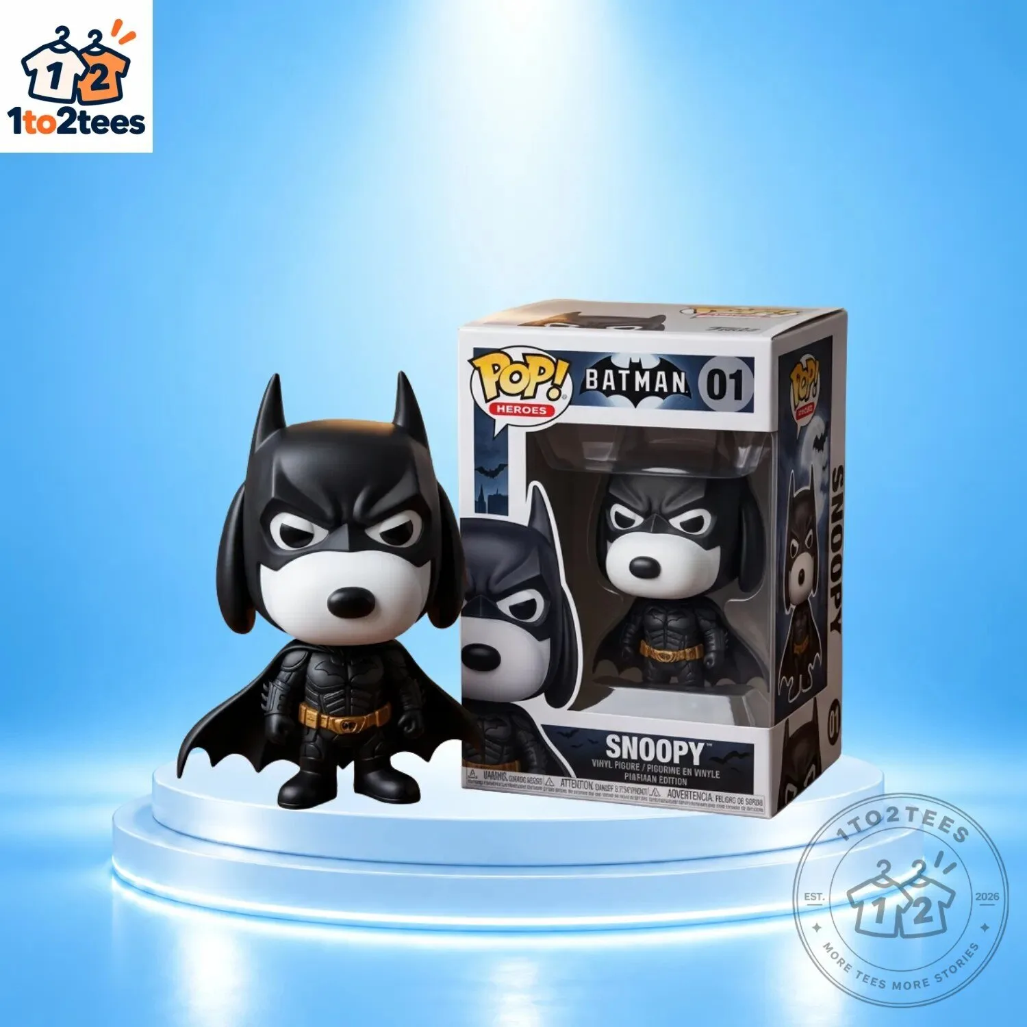 Funko Pop Heroes Batman x Snoopy Vinyl Figure
