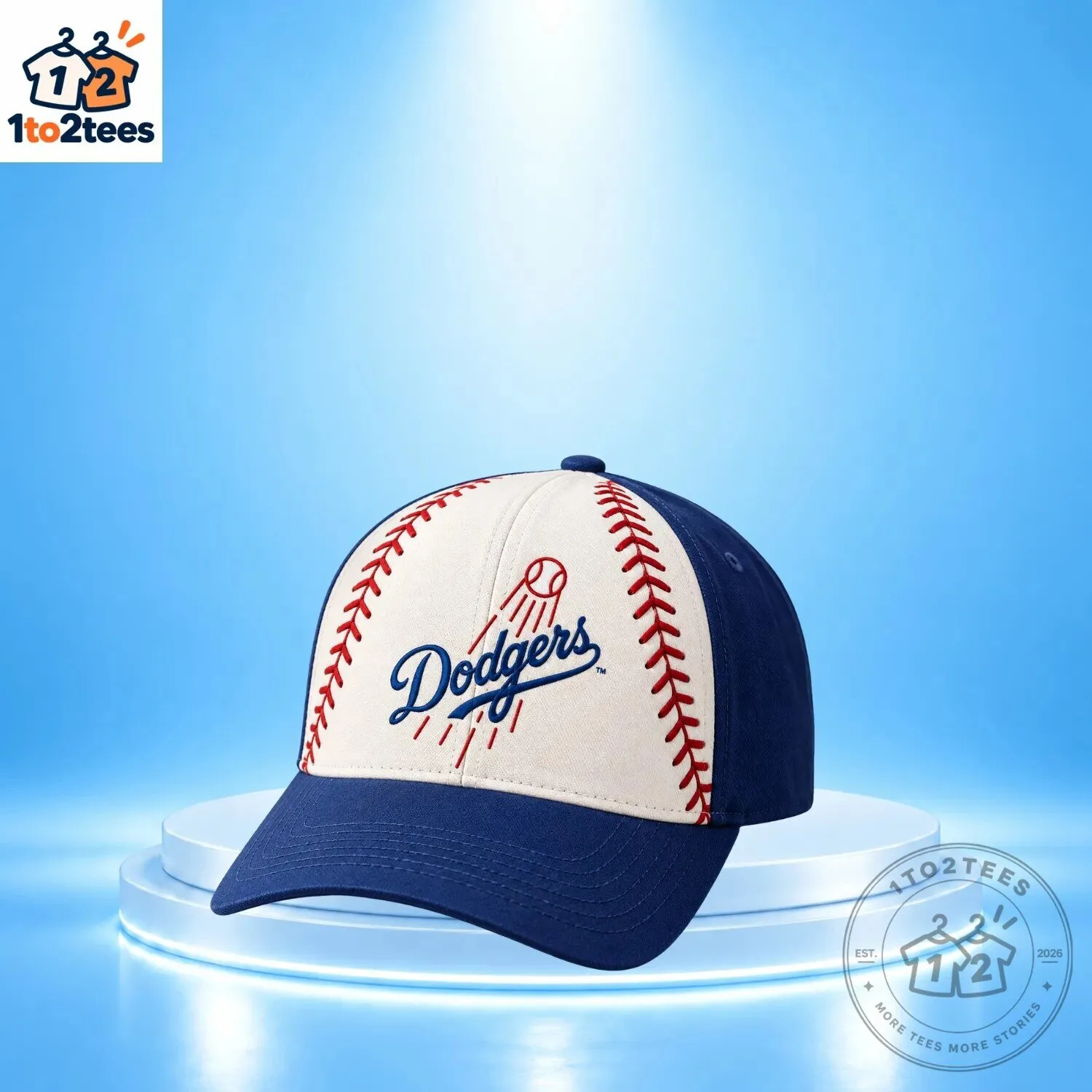 Los Angeles Dodgers Baseball Stitch Hat
