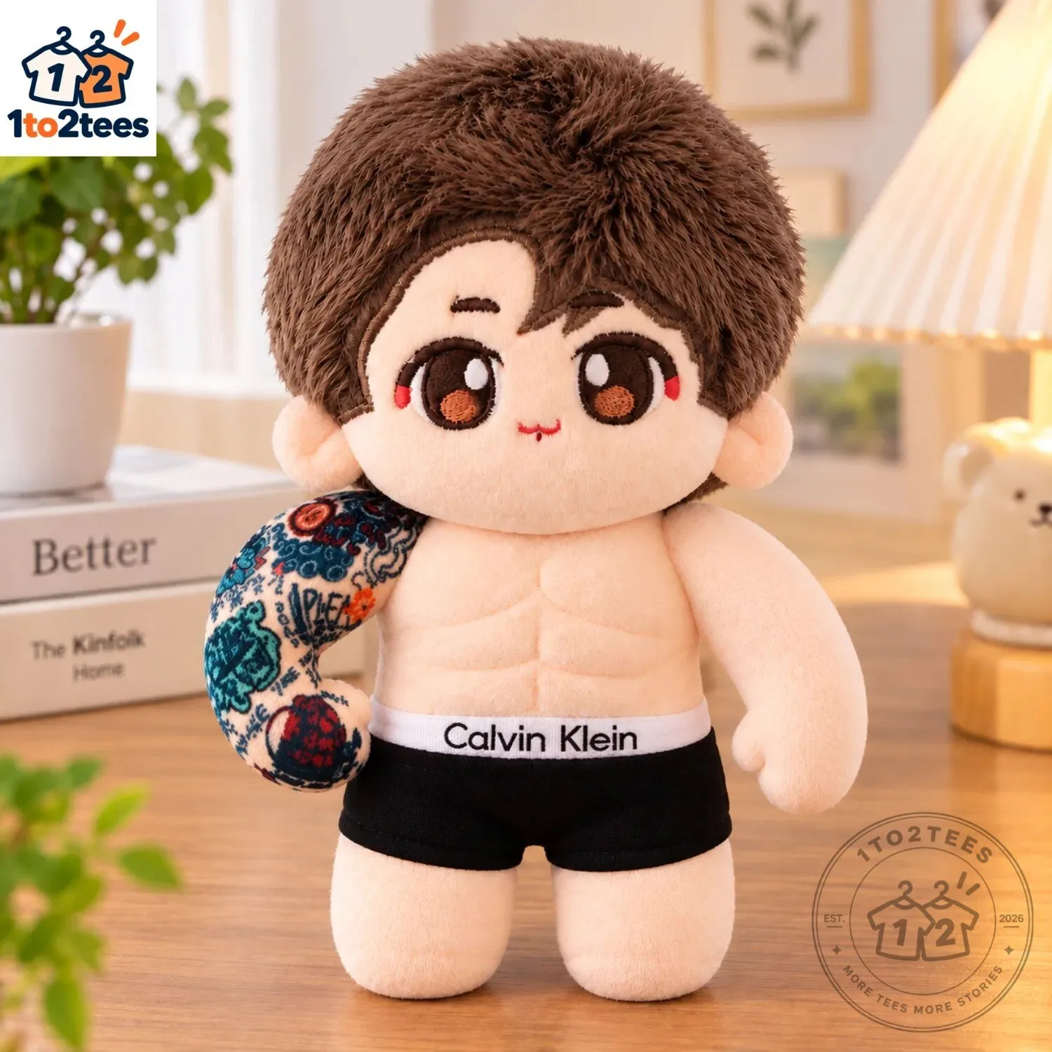 BTS Jungkook Iconic Tattoos & Abs Plush Doll 4 BTS Jungkook Iconic Tattoos & Abs Plush Doll
