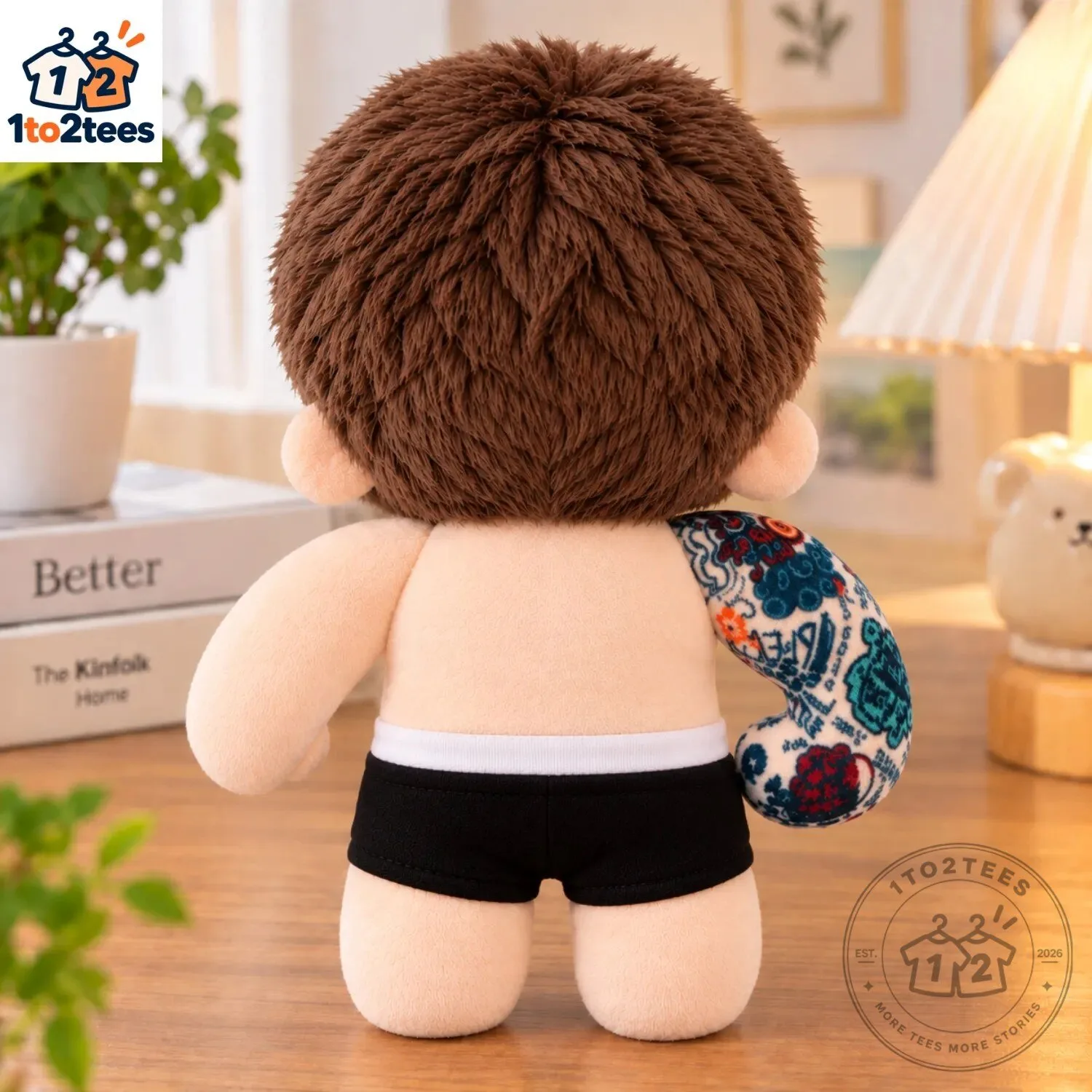 BTS Jungkook Iconic Tattoos & Abs Plush Doll 5 BTS Jungkook Iconic Tattoos & Abs Plush Doll