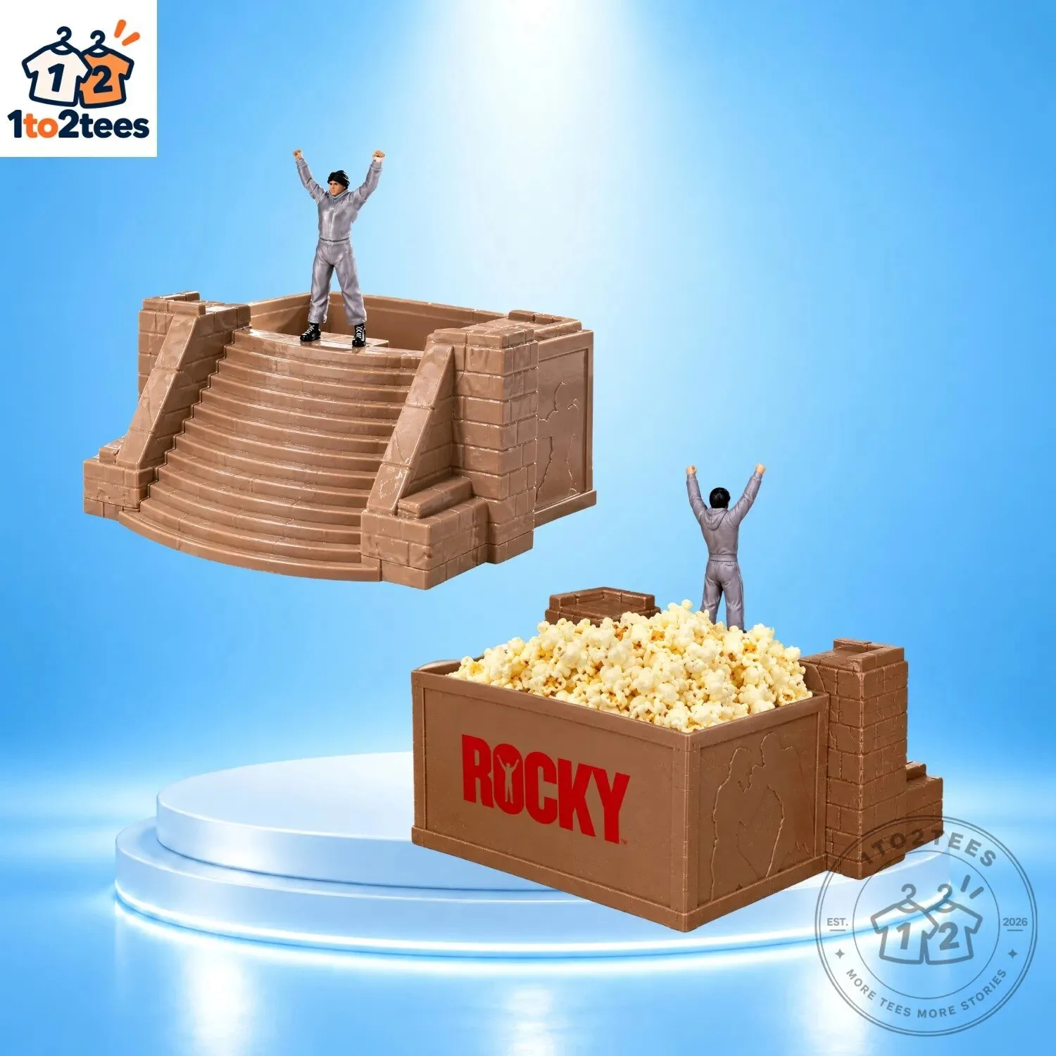 Rocky Balboa 50th Anniversary Steps Popcorn Bucket