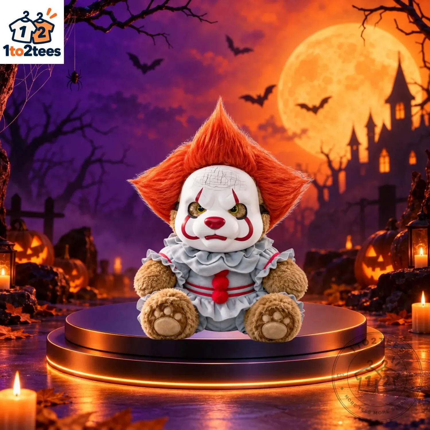 IT Pennywise Horror Teddy Bear Plushie